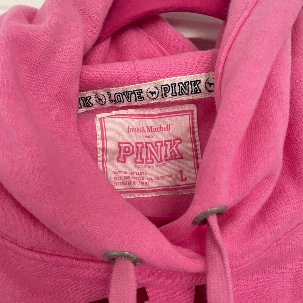 PINK Victoria's Secret Bright Pink ASU Hoodie - Picture 2 of 5
